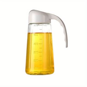 1pc Kitchen Automatic Oil Bottle Oil Dispensing Bottle Kitchen Glass Oil Can Automatically Open And Close Small Oil Cans Glass Oil And Vinegar Bo