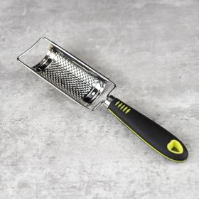 1pc Cheese Grater Stainless Steeel Grater; Cheese Grater; With Handle; Handheld Cheese Grater For Parmesan Cheese; Vegetables; Ginger; Garlic; Le